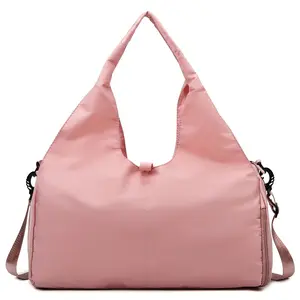 Women's Durable, High-Capacity Yoga & Gym Bag—A Portable Handbag and Sports Travel Tote. This spacious, multifunctional carryall is perfect for workouts, daily commutes, weekend getaways, and outdoor activities.