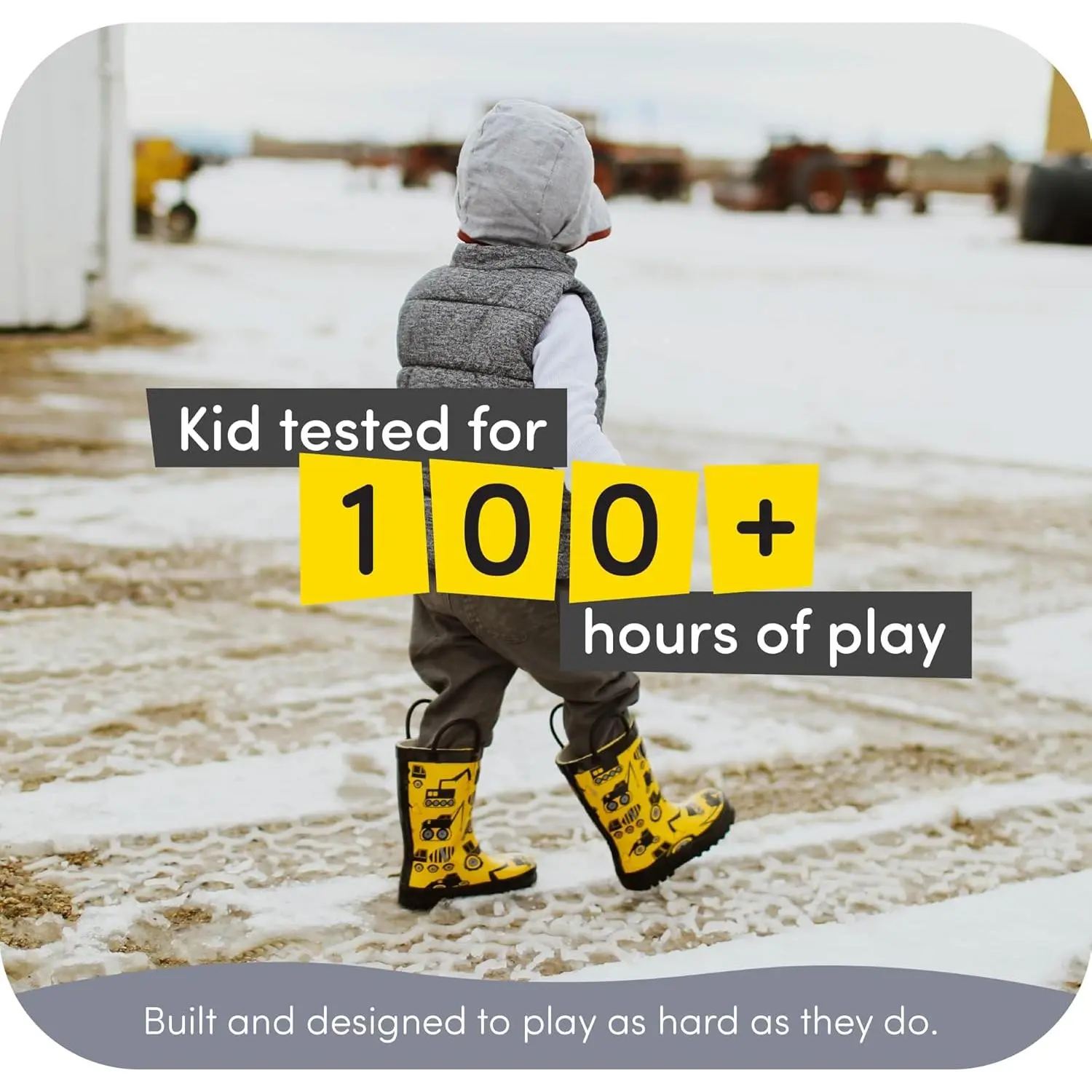 Lone Cone Kids Rain Boots for Girls & Boys – Waterproof Natural Rubber Toddler Rain Boots with Non-Slip Outsole & Easy Pull Handles – Solid, Pattern & Glitter Designs Lone Cone Kids Rain Boots for Girls & Boys – Waterproof Natural Rubber Toddler Rain Boots with Non-Slip Outsole & Easy Pull Handles – Solid, Pattern & Glitter Designs