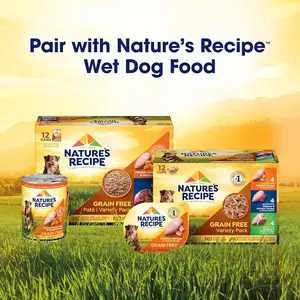 Nature's Recipe Grain-Free Small Breed Dry Dog Food - Chicken, Sweet Potato, & Pumpkin Recipe, 4 lb Bag
