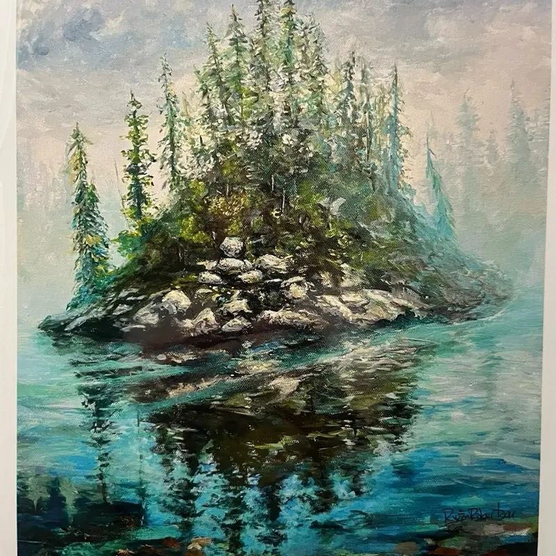 Lost Island  11x14 Giclee print
