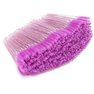 Disposable Eyelash Brush with Storage Container, Bendable Eyebrow Spoolies, Lash Brush for Lash Extensions, Eyebrow Spoolie, Castor Oil Brushes, Makeup, Cosmetic Makeup Tool, Eyelash Tools
