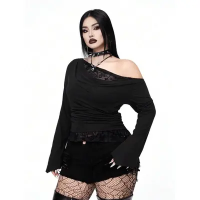 Grunge Outfits Edgy Plus Size Fashion Y2k Graphic Tee Grunge