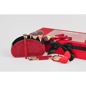 RED BLING Glitz & Glam | 13pc Makeup Brush Set | GG4868