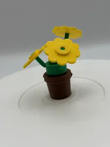 3D Printed Flowers and Flower Pot for decoration - Multiple Colors