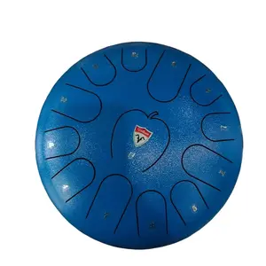 12-inch Steel Tongue Drum 13-Tone，sapphire blue