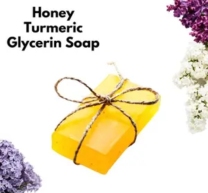 Turmeric & Honey Brightening Soap Bar – Glow Skin Face & Body Cleanser for Dark Spots & Radiance