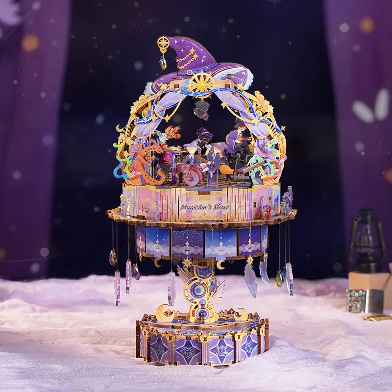 Tonecheer 3D Creative Magic Show Musical Puzzle DIY Craft Kit Tonecheer 3D Creative Magic Show Musical Puzzle DIY Craft Kit