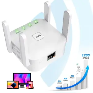 WiFi Signal Booster for Home, Whole House Coverage up to 10,000 Square Feet, Indoor & Outdoor WiFi Range Extender, 2.4/5GHz Dual-Band, WiFi Signal Expander, Wireless Signal Repeater, WiFi Extenders