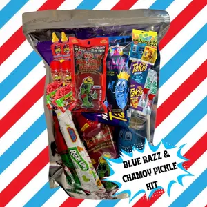 Blue Razz & Chamoy Pickle Kit - Chamoy Treats