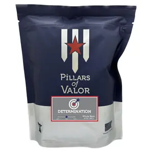 Pillars of Valor Determination Whole Beans Coffee Roast from Papua New Guinea and Columbia - Beverage