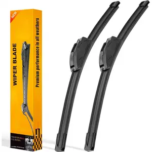 26" and 16" Windshield Wipers Blades (Pack Of 2),OEM Quality Premium All-Seasons Wiper blades,Stable and Quiet Armor wiper blades