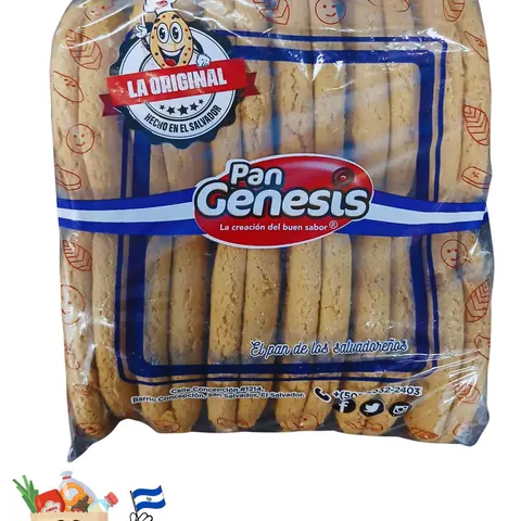Pan Genesis Differentes Sabores Handcrafted Quality Locally Made Dishes from El Salvador - Explore Diverse Flavors - Traditional, Snack