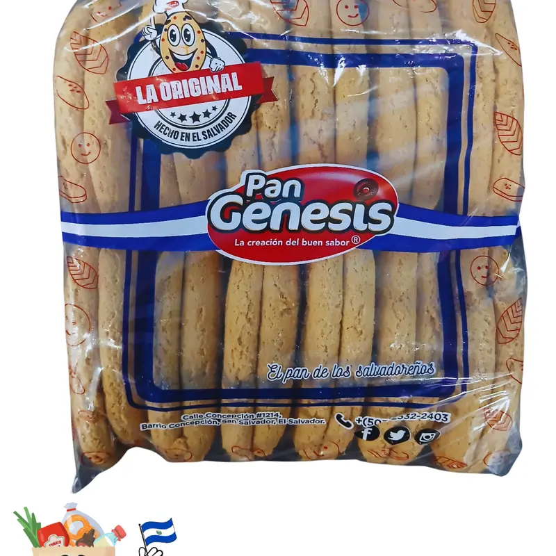 Pan Genesis Differentes Sabores Handcrafted Quality Locally Made Dishes from El Salvador - Explore Diverse Flavors - Traditional, Snack