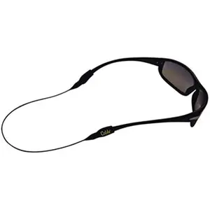 212 MAIN 14 in. Pet Eyewear Retainer - Black, Extra Large, Steelcable, Zipadjustment
