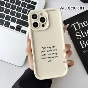John 137 Assurance Pattern Case for iPhone 17 16 E Pro Max 15 Plus 14 13 12 11 XS XR Soft TPU Bumper Drop Protection Durable Back Cover