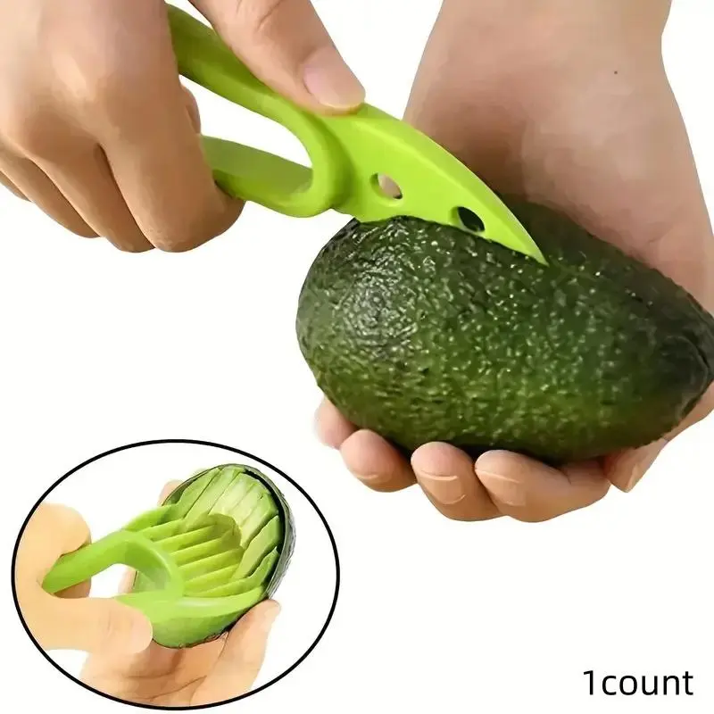 Multifunctional Avocado Slicer & Pitter, Durable PP Material, Food Safe Peeler, Kitchen Tool for Home & Restaurant, Ergonomic Handle, Kitchen Gadget
