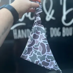 Classic Camo Scrunchie Dog Bandana