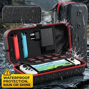 Travel-Ready Switch OLED Case | Waterproof, Anti-Scratch & Extra Storage | Game On the Go!