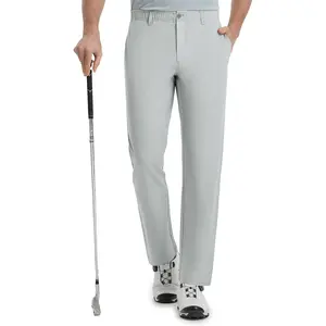 Golf Pants Men Lightweight Quick Dry - 30"/32"/34" Stretch Water-Resistant Casual Flat Front Mens Dress Pants Pockets
