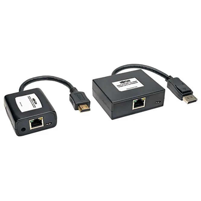 Tripp Lite TRL-B1501A1HDMI Active DisplayPort-to-HDMI Over Cat5-Cat6 Extender Kit, Black Digital Cable Receiver with Computer USB Stereo Accessory Connector, Plug-and-Play, Manufacturer Warranty, Manufacturer Warrenty