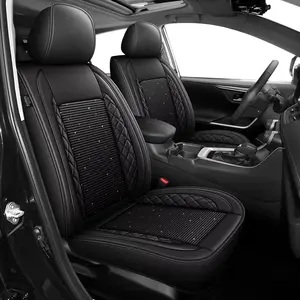 5-Seat Full Set Car Seat Covers & Protectors for Toyota Corolla Cross 2022-2026, Breathable Leather and Ice Silk Fabric Cushions, Car Seat Protectors