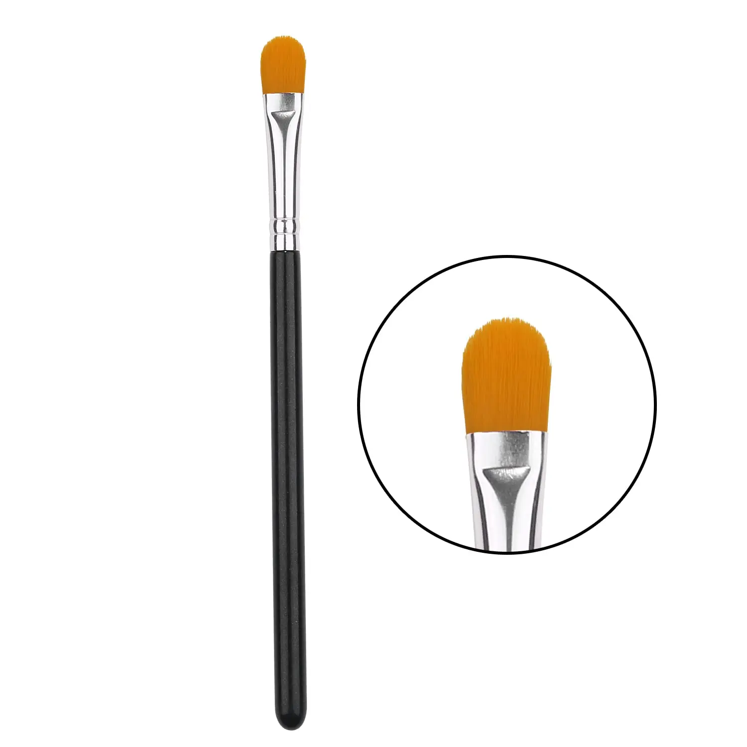 Extra flat round brush eyebrow concealer brush,concealer brushs,flat makeup brush,Brow Brushes (E32)