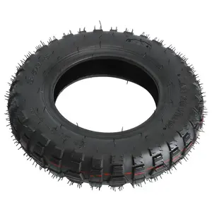 Suisuitong 3.50-8 Knobby Trail Tire with Inner Tube – Off-Road Motorcycle, Mini Bike & Monkey Bike Tire Set with TR87 Bent Valve Stem for Z50 Z50R Z50A Z50RD MT50 KV75 MT1 Electric Scooter