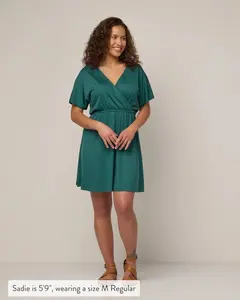 Pacific Merino Wrap Dress *Final Sale*