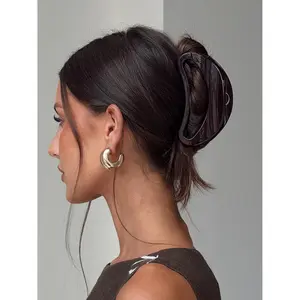 Say My Name Hair Clip Chocolate