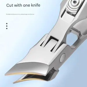 Powder steel angled nail clippers, large opening, anti-splash, nail clippers for nail grooves, pedicure clippers, ingrown nail clippers Heavy Duty Wide Jaw Nail Clippers Set