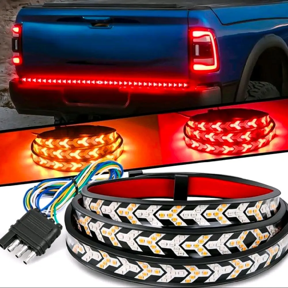 48" Triple Row LED Truck Tailgate Light Strip