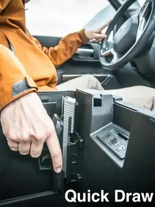 Magnetic Pistol Holster Mount, car Gun Rack, Quick-Release Magnetic Gun Holder; Suitable for Vehicles, Trucks, Homes, Walls, and desktops.