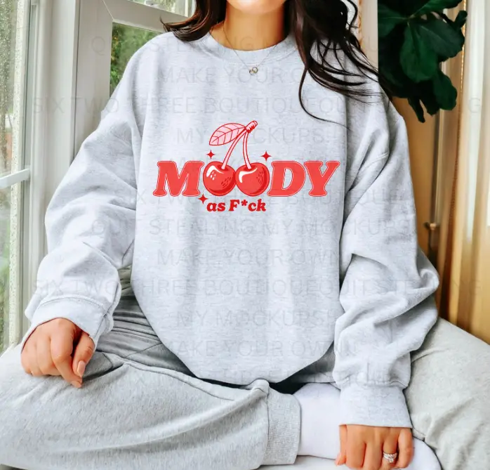 Moody AF Tee Or Crew