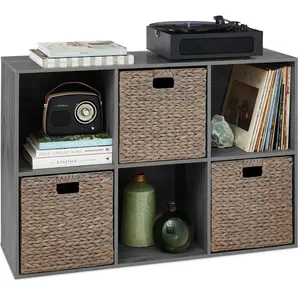 Best Choice Products Cube Bookshelf w/ Removable Back Panels