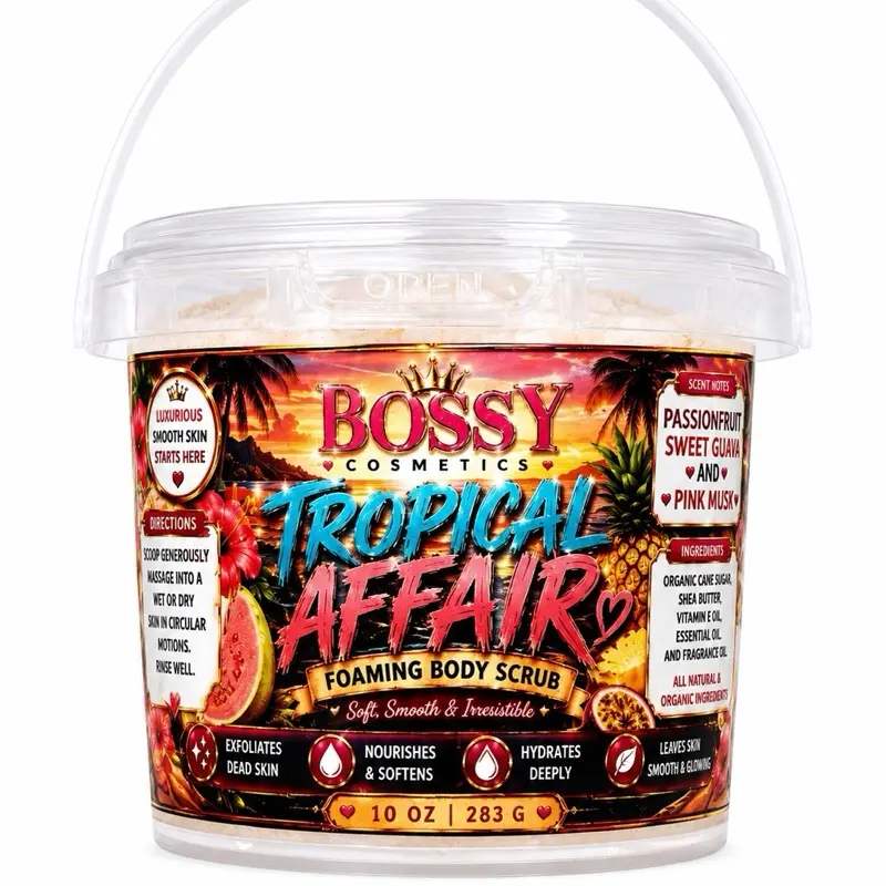 Foaming Body Scrubs (10 OZ Buckets )Choose Your Scents Exfoliate Skincare Moisturize