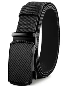 Belt Men, elastic golf belts for men,  Nylon Ratchet Belt Mens Belts Casual, Adjustable Trim to Fit, Durable Belts