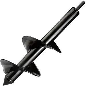 Auger Drill Bit for Planting 4"x12",Garden Plant Flower Bulb Bedding Planter Auger Spiral Drill Bit,Easy Planter Garden Auger,Post Hole Digger for 3/8 Hex Drive Drill