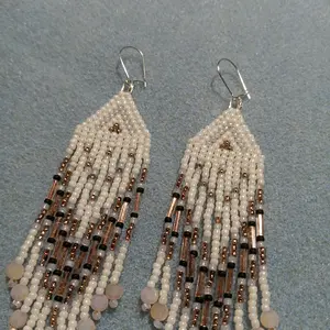 Handbeaded Dangle Earrings