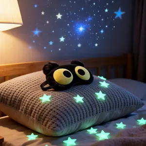 【Summer Vibes】3D Contoured Sleep Eye Mask, Ultra Soft Light Blocking Eye Cover, Comfortable Night Sleep & Travel Eye Mask for Kids Adults,summervibes