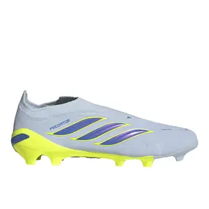 adidas Mens Predator League Laceless Firm Ground Soccer Cleats  - Blue, White