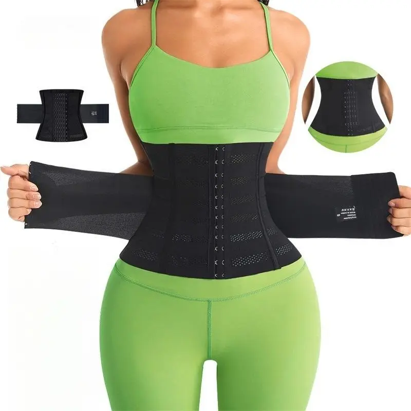 Women's Waist Trainer Corset Shapewear - Adjustable Steel-Boned Back Support, Seamless Compression Belly Binder, Lightweight Breathable Fabric for Everyday Tummy Control