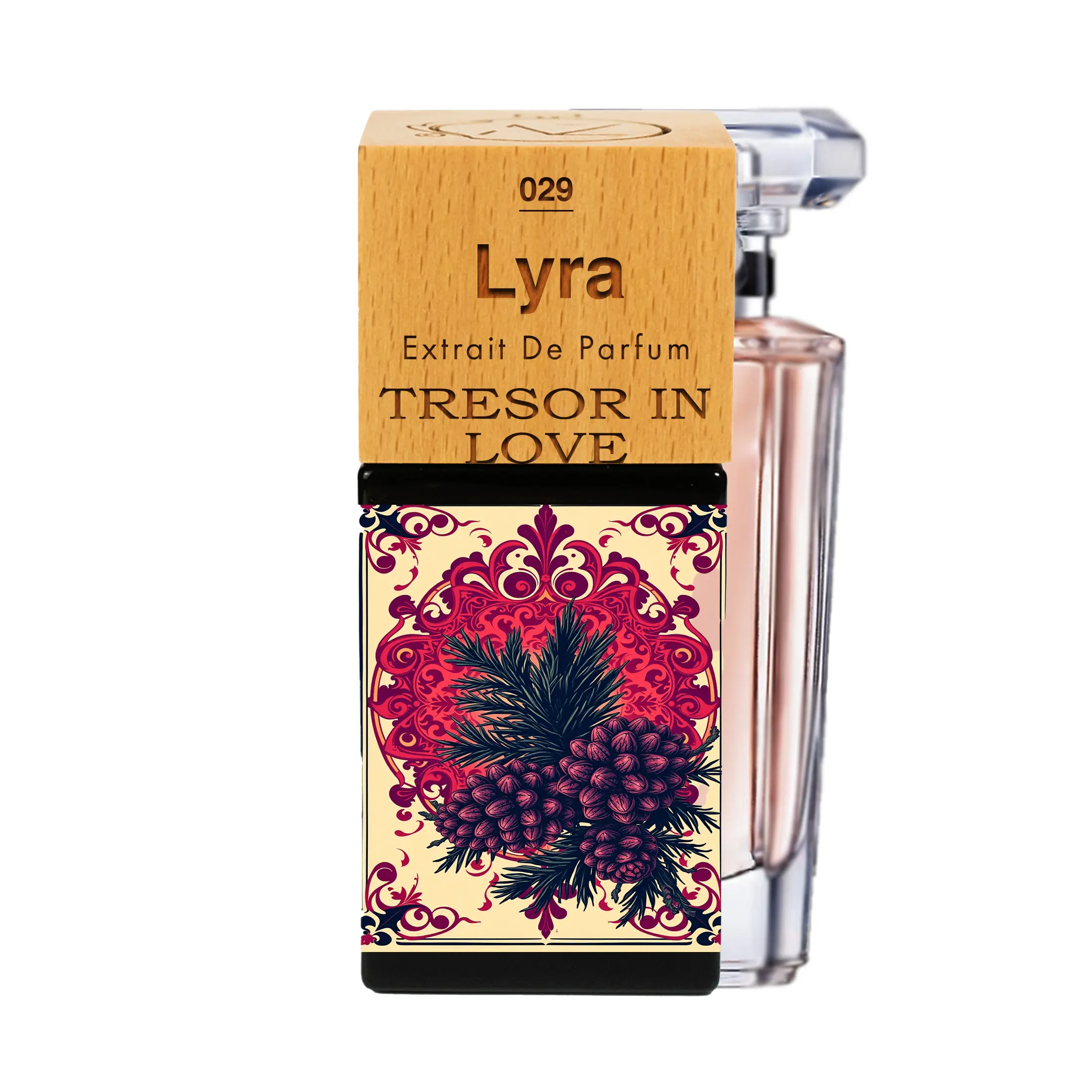 Lyra N°29 | Nectarine, Pear, Pink Pepper, Bergamot; Taif Rose, Peach, Violet, Jasmine; Musk, Virginia Cedar. Home fragrance