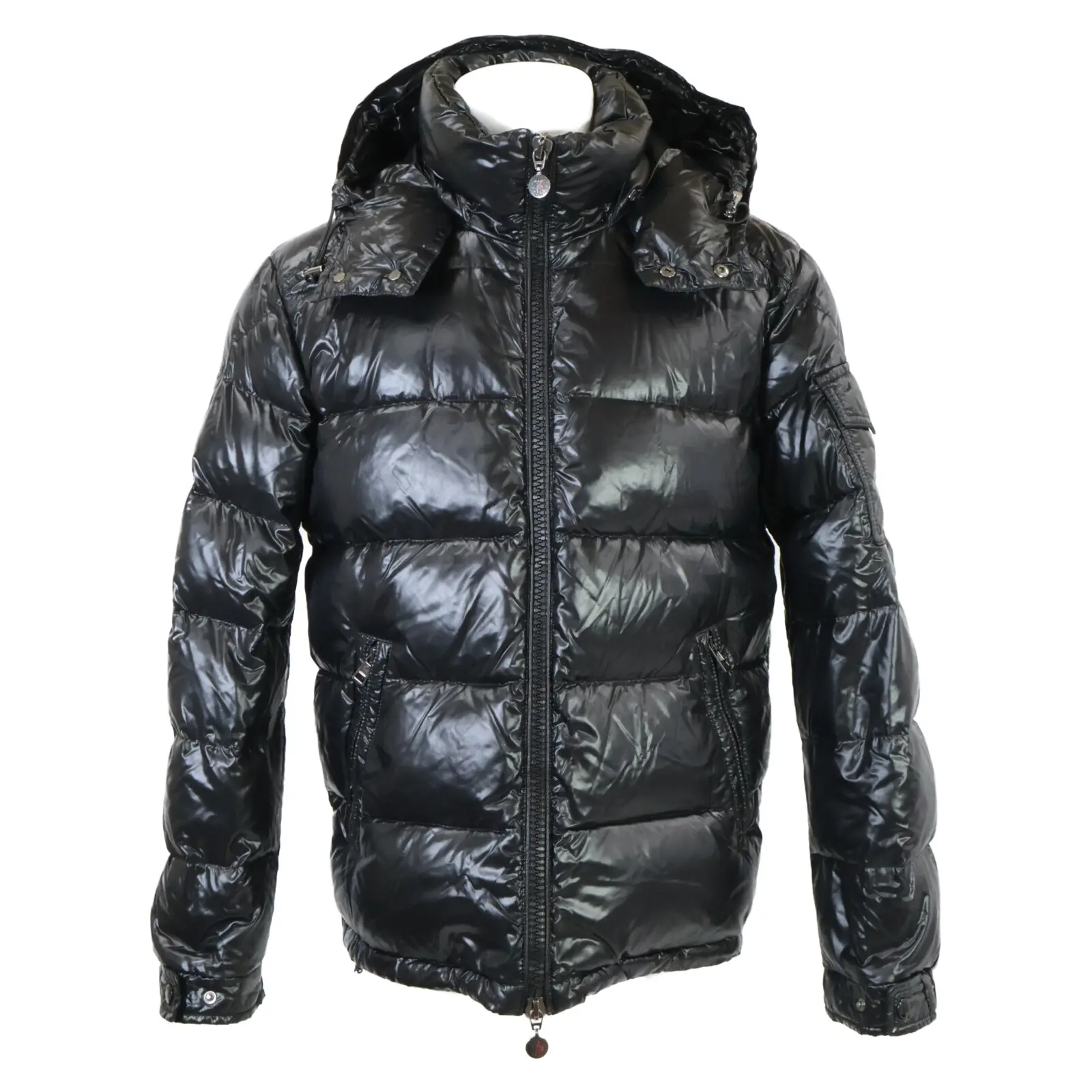 Pre-owned MONCLER Nylon Small Leather Goods Maya Down Jacket