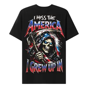Chaosmoda Generation X I Miss The America I Grew Up In Custom Year Skull T-shirt