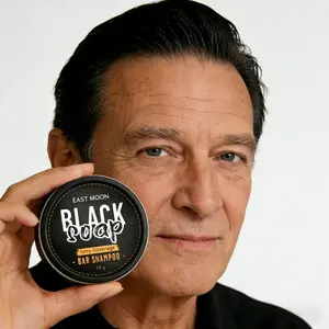 Moisture Black Hair Soap for Men Nourishing & Moisturizing Brightening Repair Deep Cleaning All Hair Types