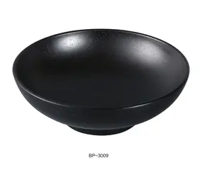 Yanco BP-3009 Black Pearl-2 Black Noodle Bowl Tableware Set, 48 oz - Pack of 24