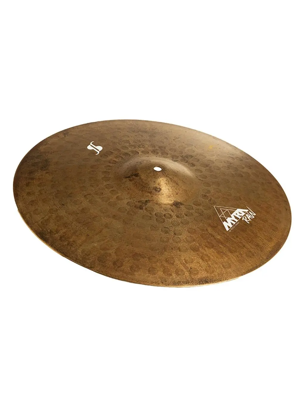 Stagg 17 in. Myra Series Raw Rock Crash Drum Cymbal - Bronze Alloy Percussion Musical Instrument