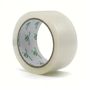 Heavy duty packaging tape with strong adhesion and transparent packaging tape, suitable for carton sealing, industrial packaging, and office use -1 roll