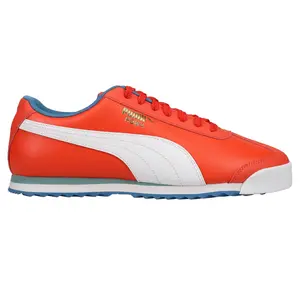 PUMA Mens Roma Go For Lace Up Sneakers Shoes Casual - Red