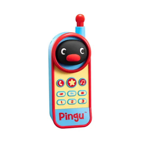 MARTUBE Pingu Retro Mini Phone-Style Bluetooth Speaker - Portable Speakers with Batteries, Built-in Mic, Recording Function, Lanyard, 10.0-12.9h Playtime, Easy Play, Hands-Free Operation, ABS, Cutecore Desk Decor, Outdoor Gift for Boyfriends